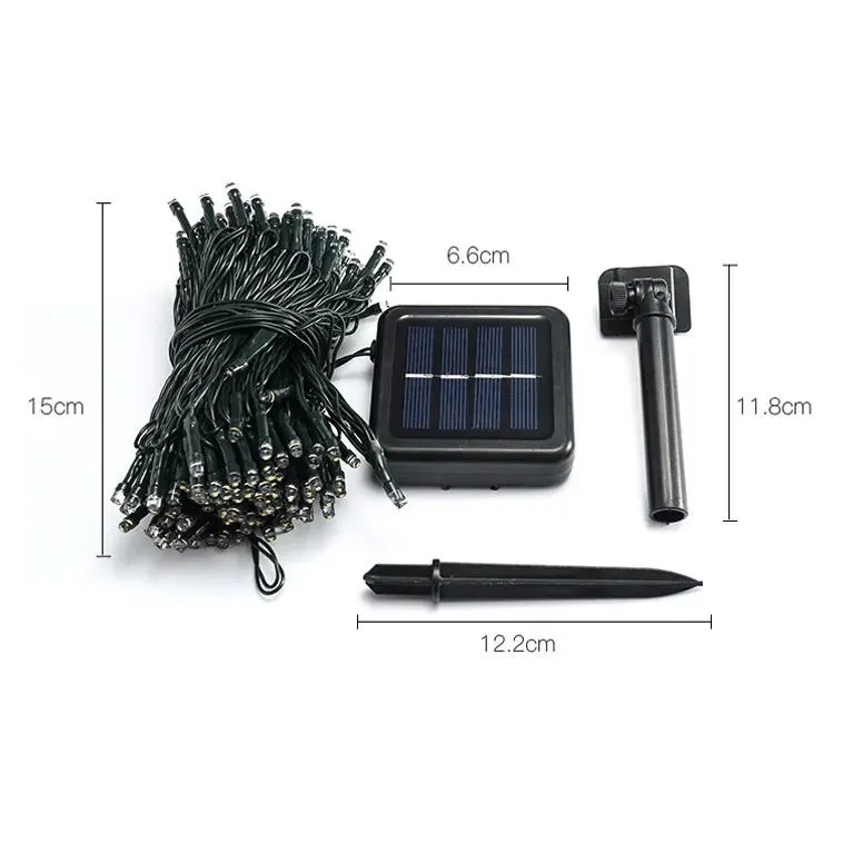 Outdoor Decoration Waterproof Solar LED Garland String Lights