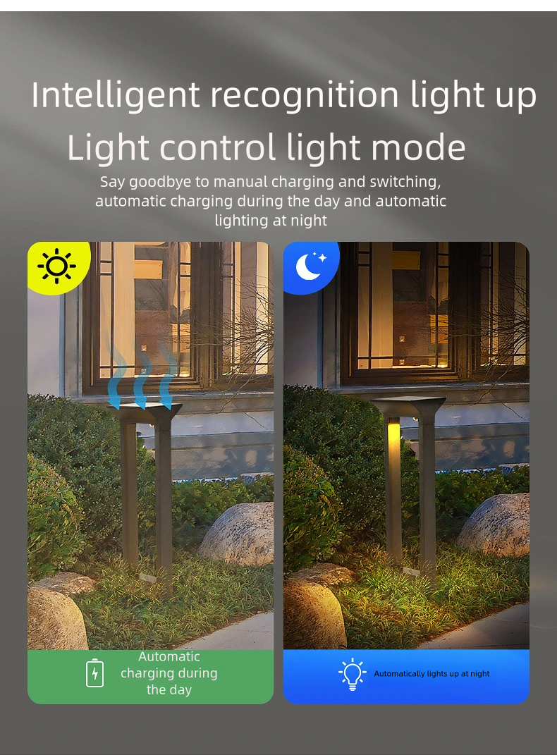 Outdoor Garden Solar Led Bollard Light waterproof
