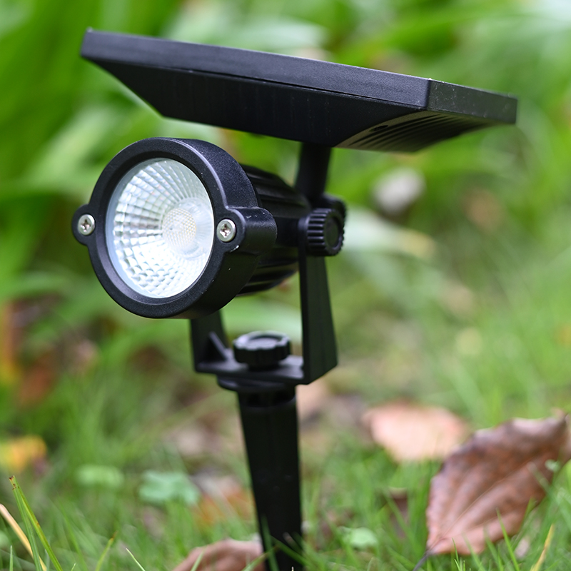 IP65 Solar Light Led Garden Pathway Landscape Lawn Spot Light 5W 3000K 6000K RGB Outdoor Waterproof Lamp