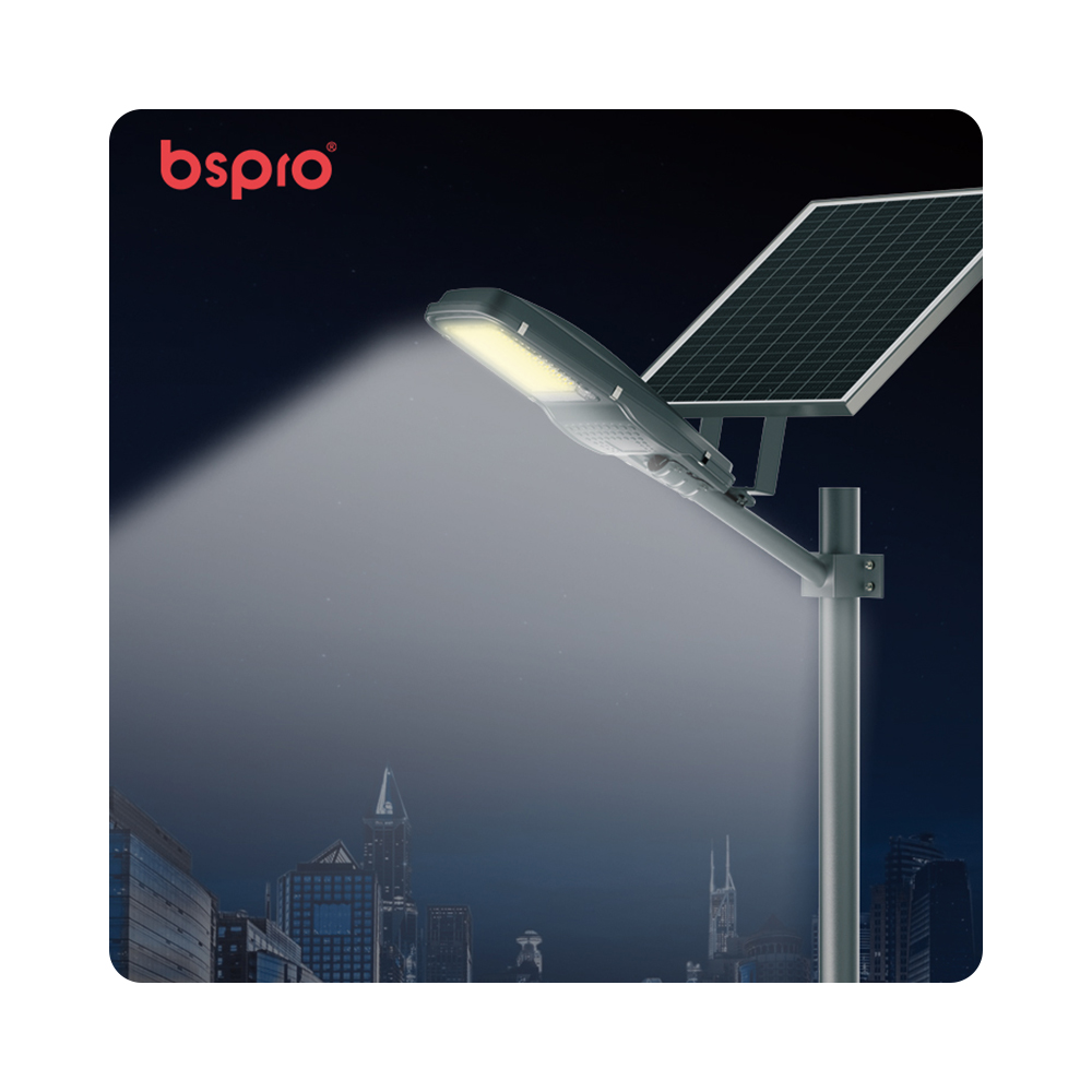 Engineering Super Bright Waterproof 50W Aluminum Street Light Polysilicon Split Solar Light for Garden &amp; Road IP65 Rated