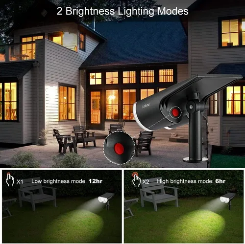 59 LEDs Solar Landscape Spotlights