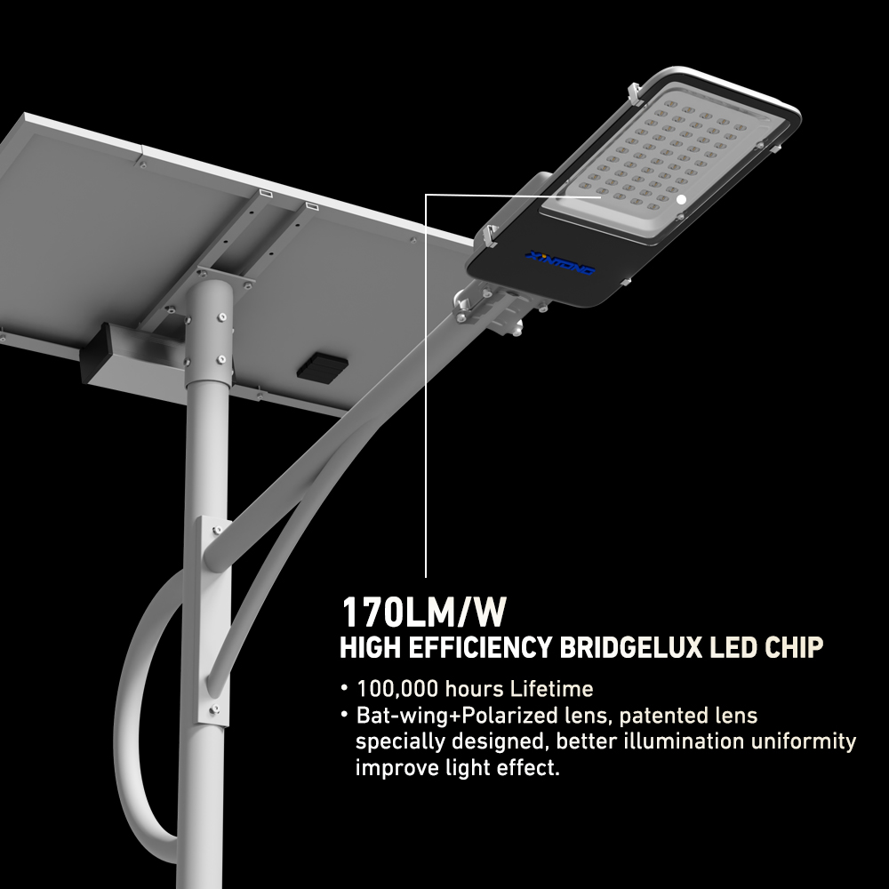 Split Solar Street Light 150W Customizable for Highway Expansion Projects Solar Street Light