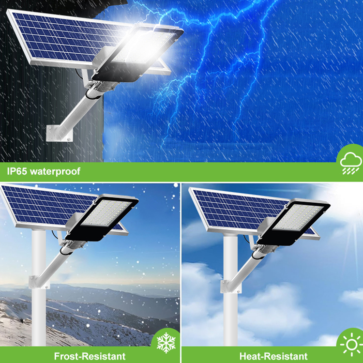 Solar Street Light Split Aluminum Lamp Body Intelligent Light Control Home Courtyard Road Engineering Solar Light
