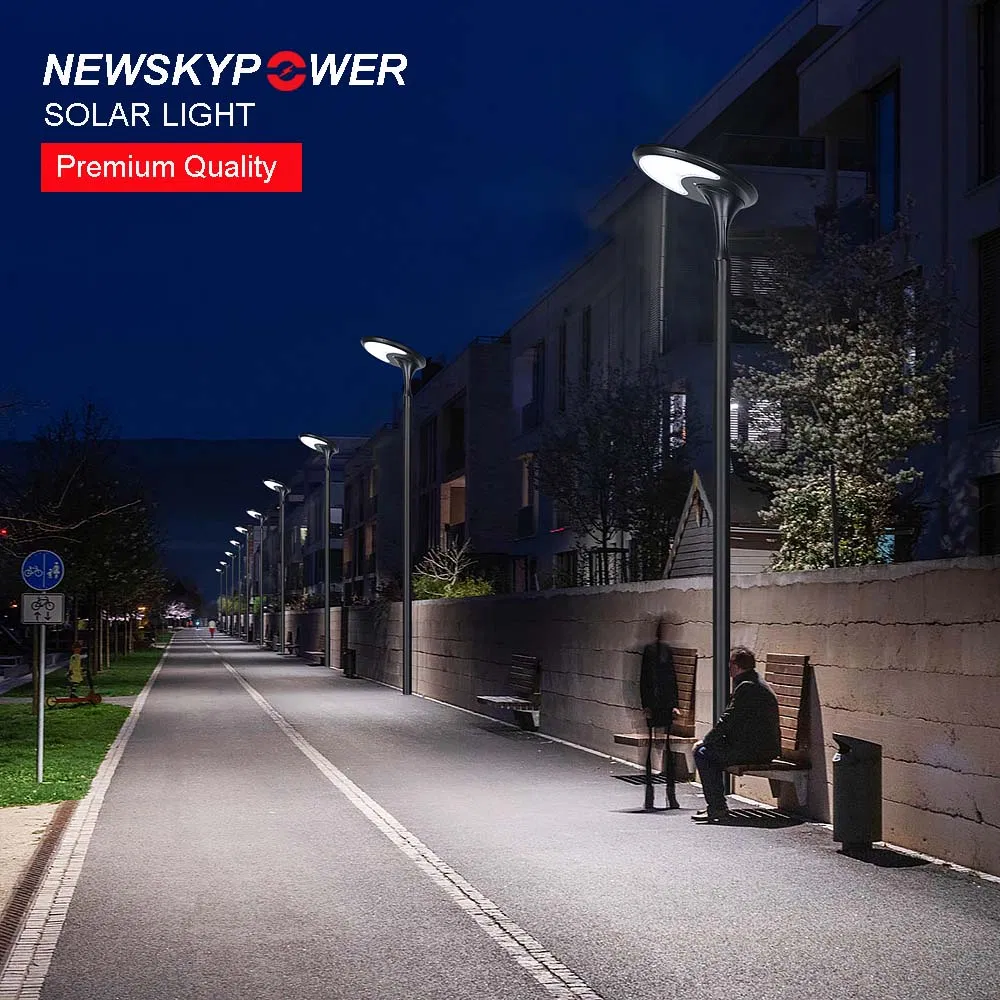 Die-Casting Aluminum Power Saving Waterproof Solar Post Top Garden Light Housing Street