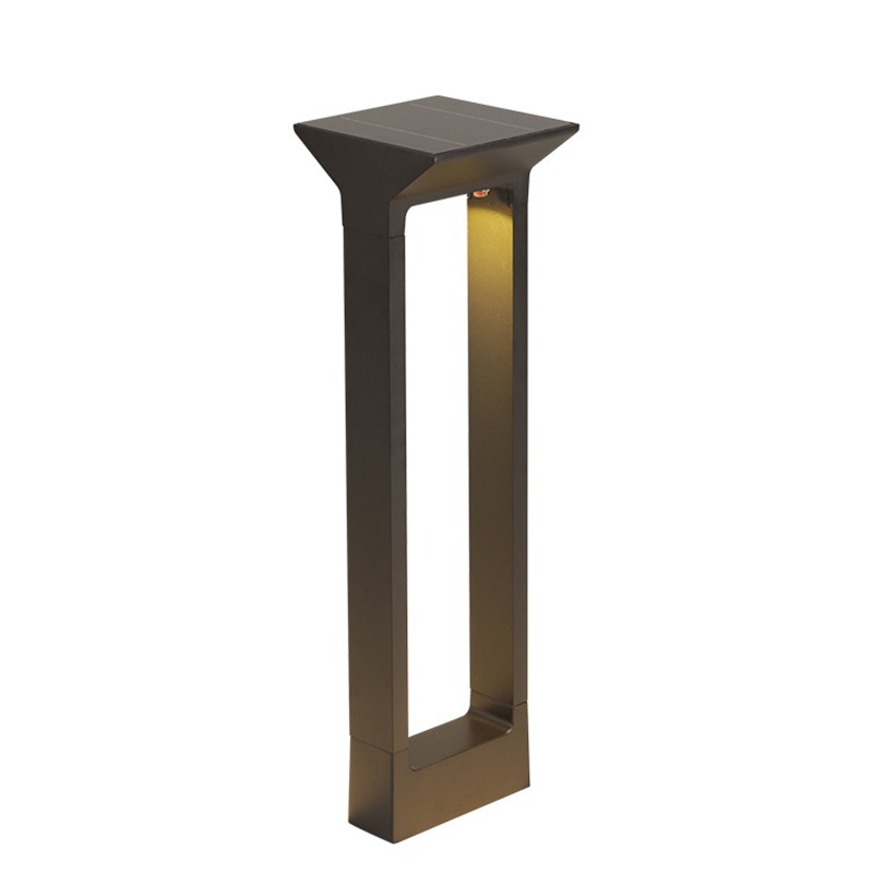 5W IP65 Aluminum Outdoor Garden Solar Led Bollard Lights Solar Led Lawn Light For Garden