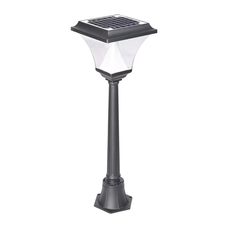 2 Years Warranty LED Light Solar Pillar Main Gate Lamp for Villa Garden Park Bollard Post Top Landscape
