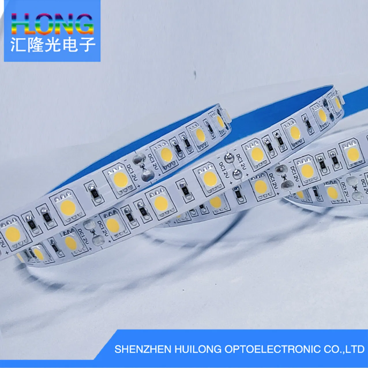 60LED/Meter IP33 DC12V SMD5050 Flexible LED Light Strip Lamp Rope for Ceiling Home Decoration LED Lightbox
