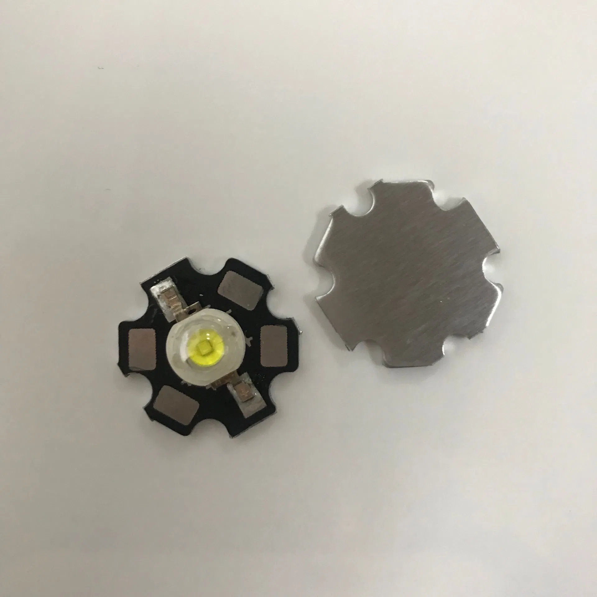 White Emitting Color Diode 3000K 3500K 5000K 6000K 1W 2W 3W High Power LED COB LED Chip with Star PCB Aluminum Heatsink Board