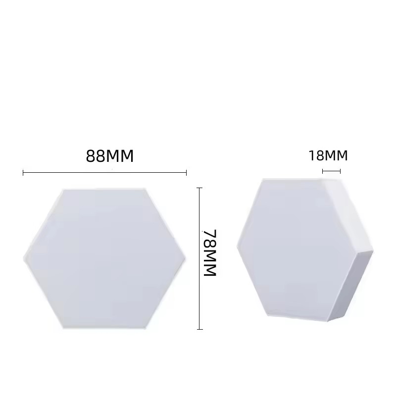 Multi Color Quantum Light LED Hexagonal Lamps RGB Bluetooth LED Hexagonal APP Lampara Hexagonal
