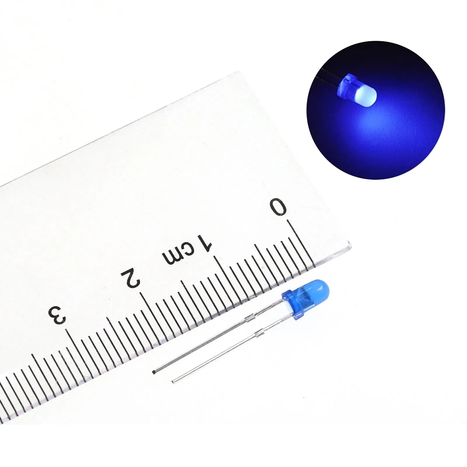 High Brightness Through Hole LED Chips 3mm 5mm 234 257 DIP LED Diode White Red Green Blue Yellow Orange