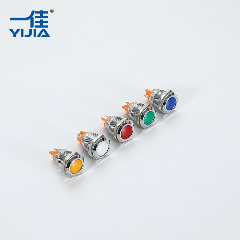 19mm Multi-Color 120V Indicator Light Bi-Color LED DC