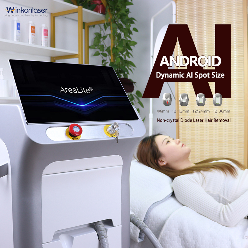 Professional Ice Titanium Painless Diode Laser Hair Removal Machine Price for Clinics