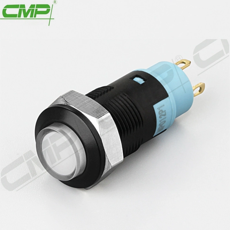 12mm Signal Lamp 12V 24V Plastic Indicator Light