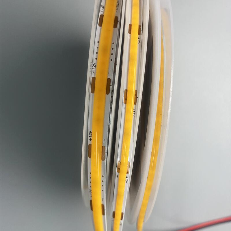Factory Supply 400 320LED High Density DC12V Strip 3mm 5mm 8mm Flexible COB LED Strip