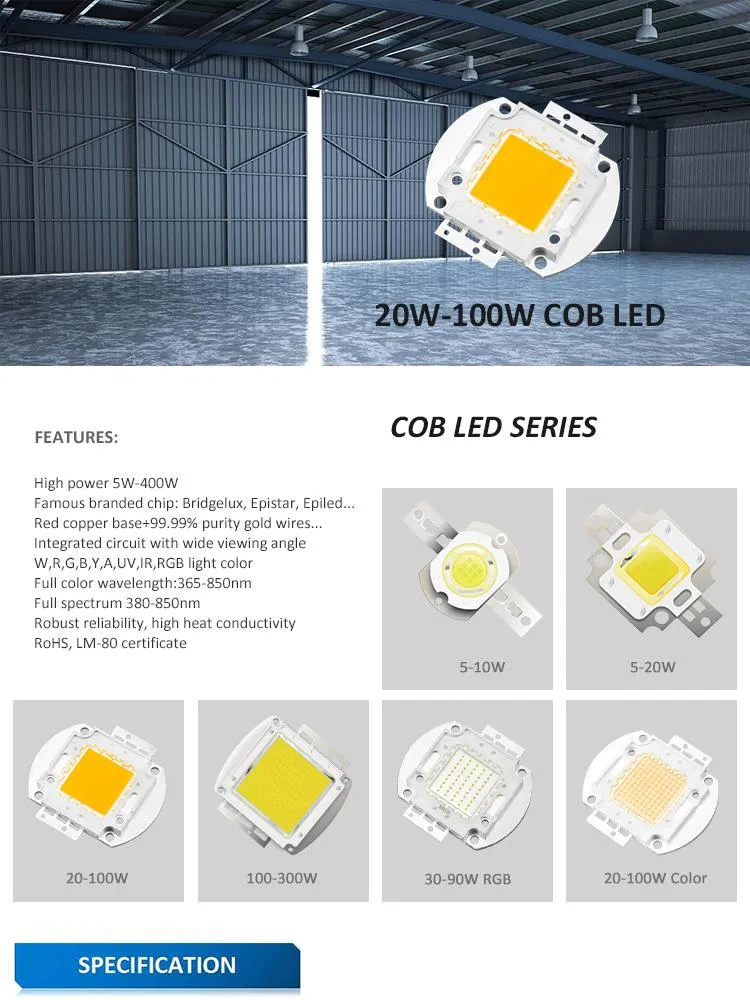 High Power COB LED Chip