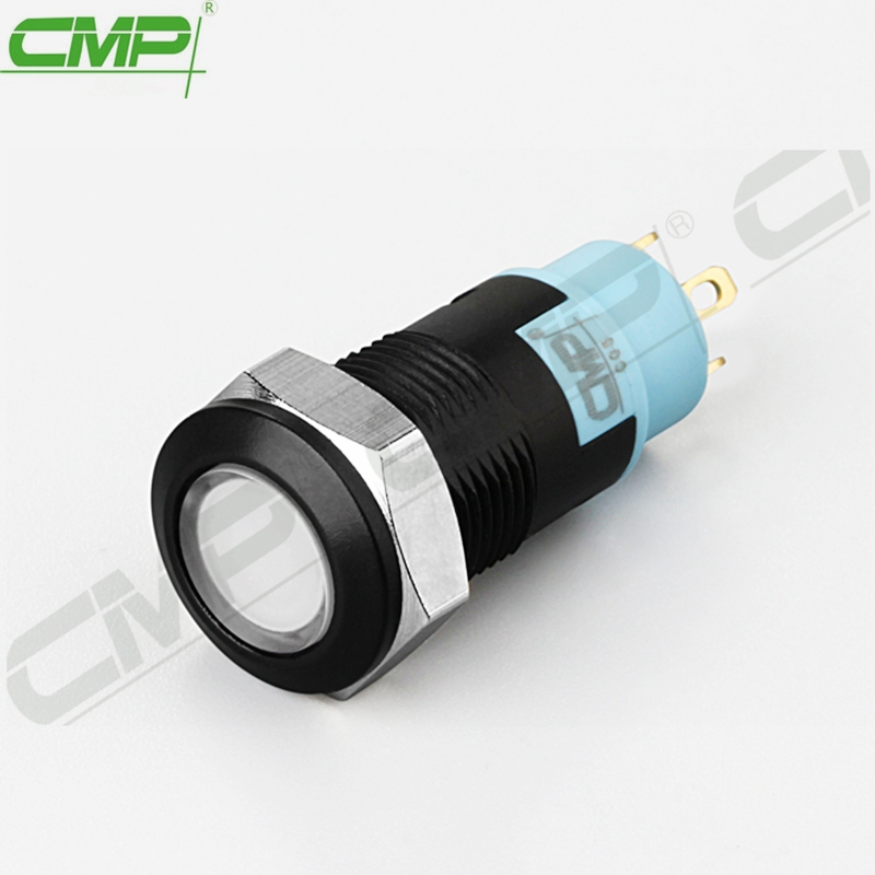 12mm Signal Lamp 12V 24V Plastic Indicator Light