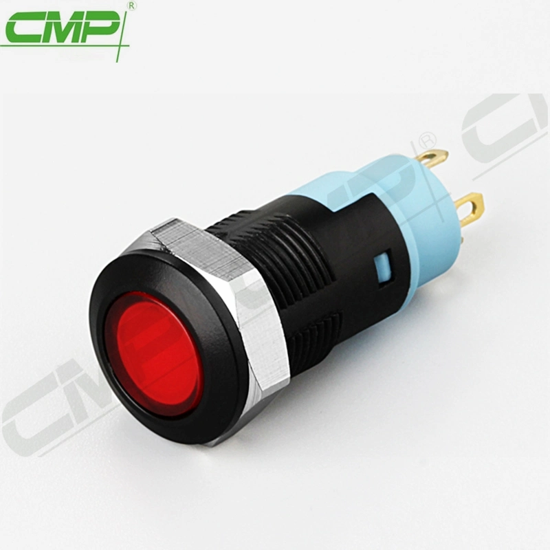 12mm Signal Lamp 12V 24V Plastic Indicator Light