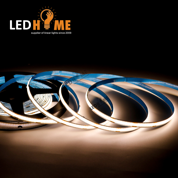 180degree Beam Angle COB LED Flexible Strip 380LEDs/M with No Light Spots