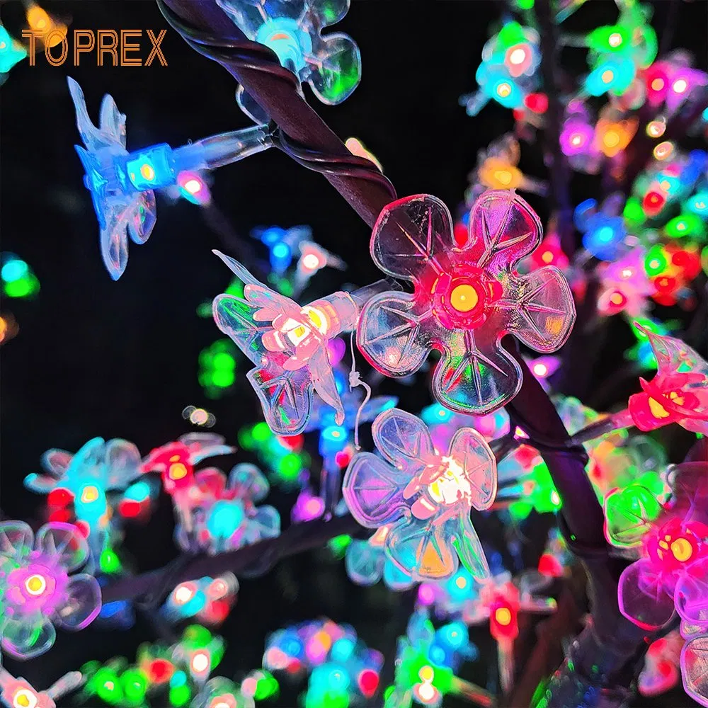 Multi-Color RGB LED Cherry Tree with Color Changing for Party Wedding Decoration