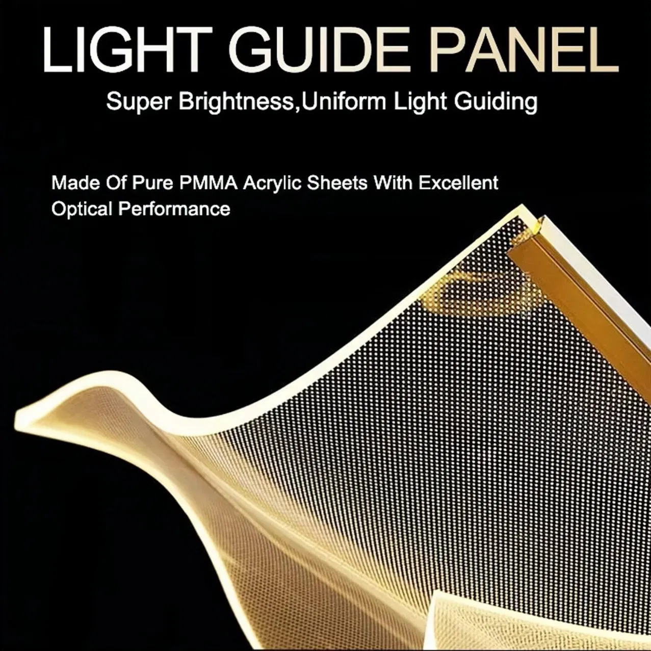 Premium Flexible PMMA Acrylic Light Guide Panel for LEDs