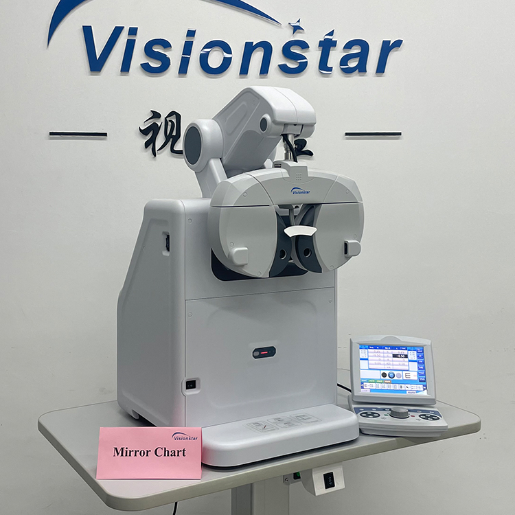 Mc-100 Tabletop Refraction System Optical Built-in Vision Chart Automatic Phoropter Optometry Testing Unit