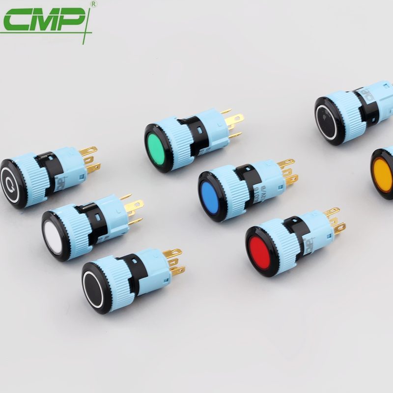 Signal Lamp 16mm Plastic Panel Indicator Light