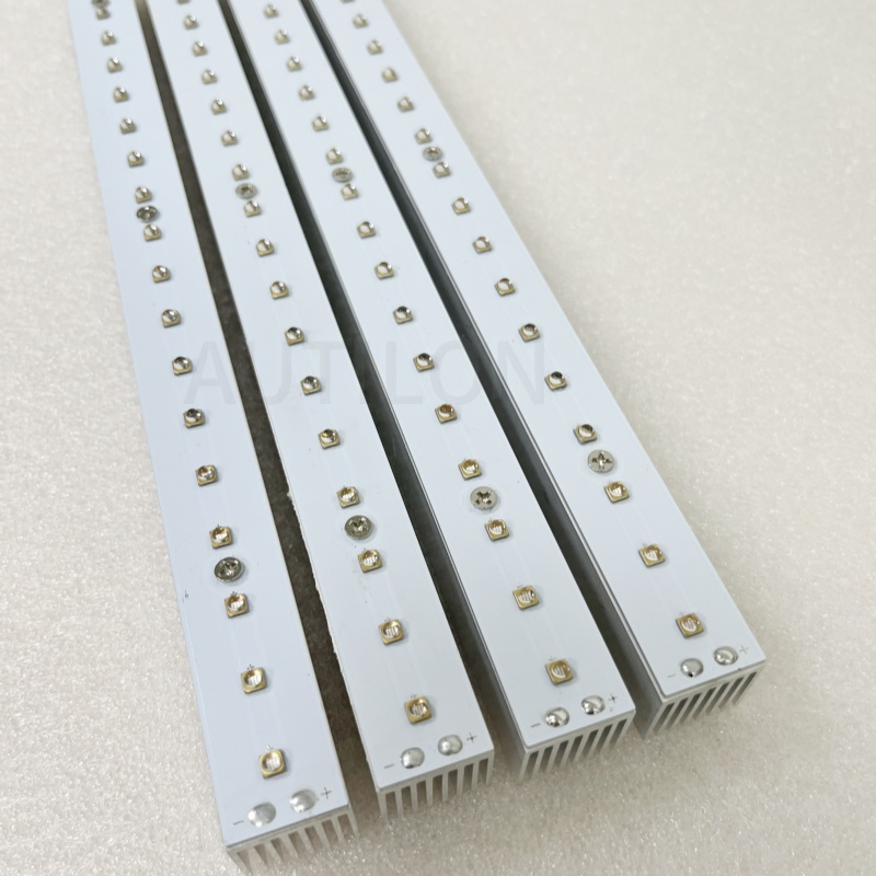 Customized PCBA 20W 40W UV LED 3535 3838 365nm 395nm 405nm Linear Light Ultraviolet LED Strip Light UV LED High Power Curing Light Source