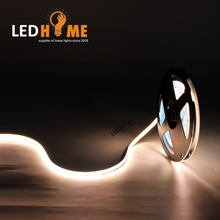 180degree Beam Angle COB LED Flexible Strip 380LEDs/M with No Light Spots