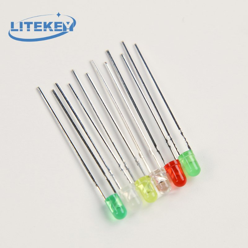 Through-Hole Lamp LED with Various Emitting Color