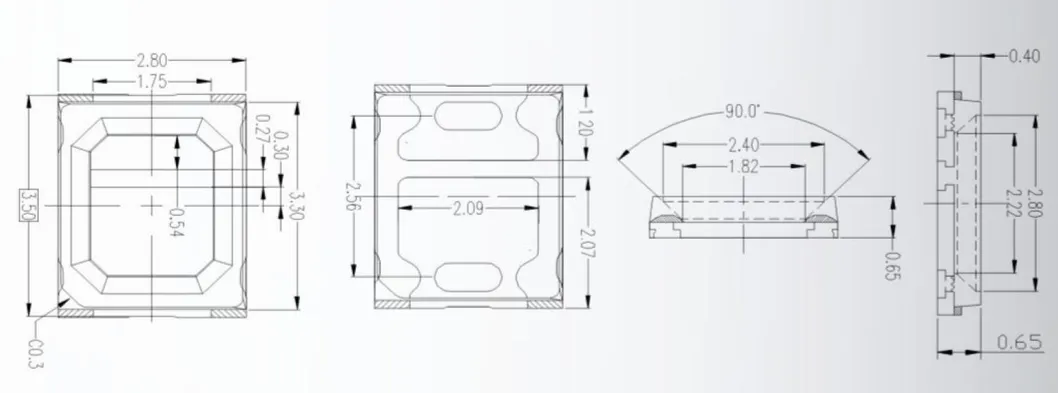 Package Dimensions Diagram