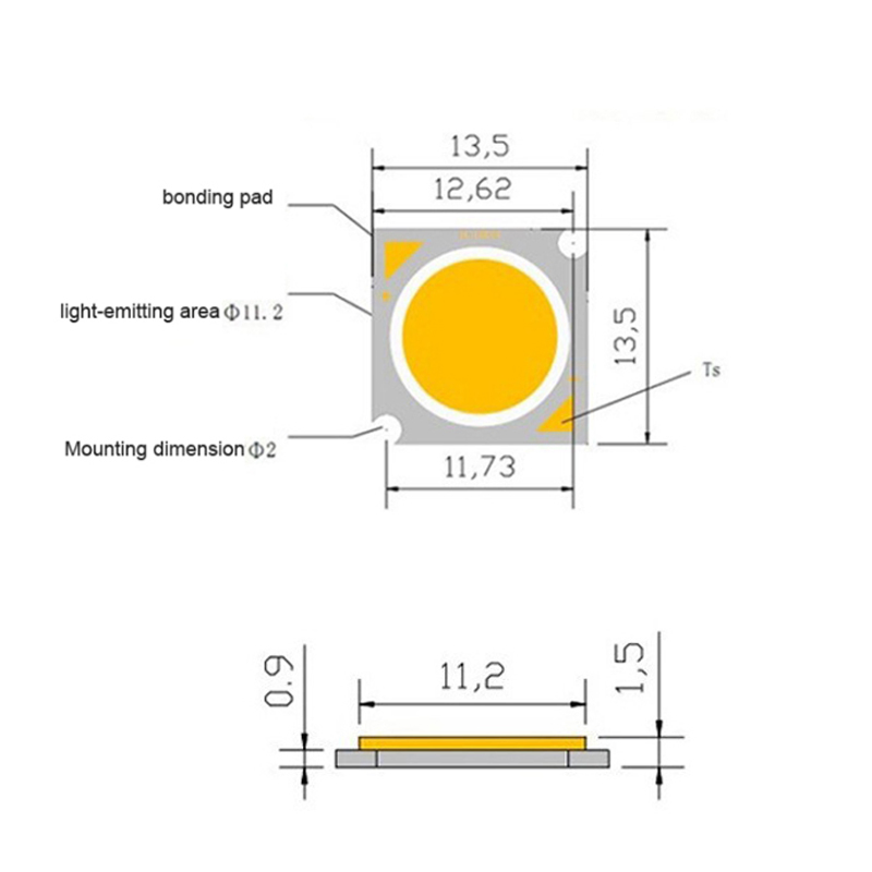 COB Lighting Supply Downlight Ceiling Spotlight Indoor Lighting Luminous Chip on Board