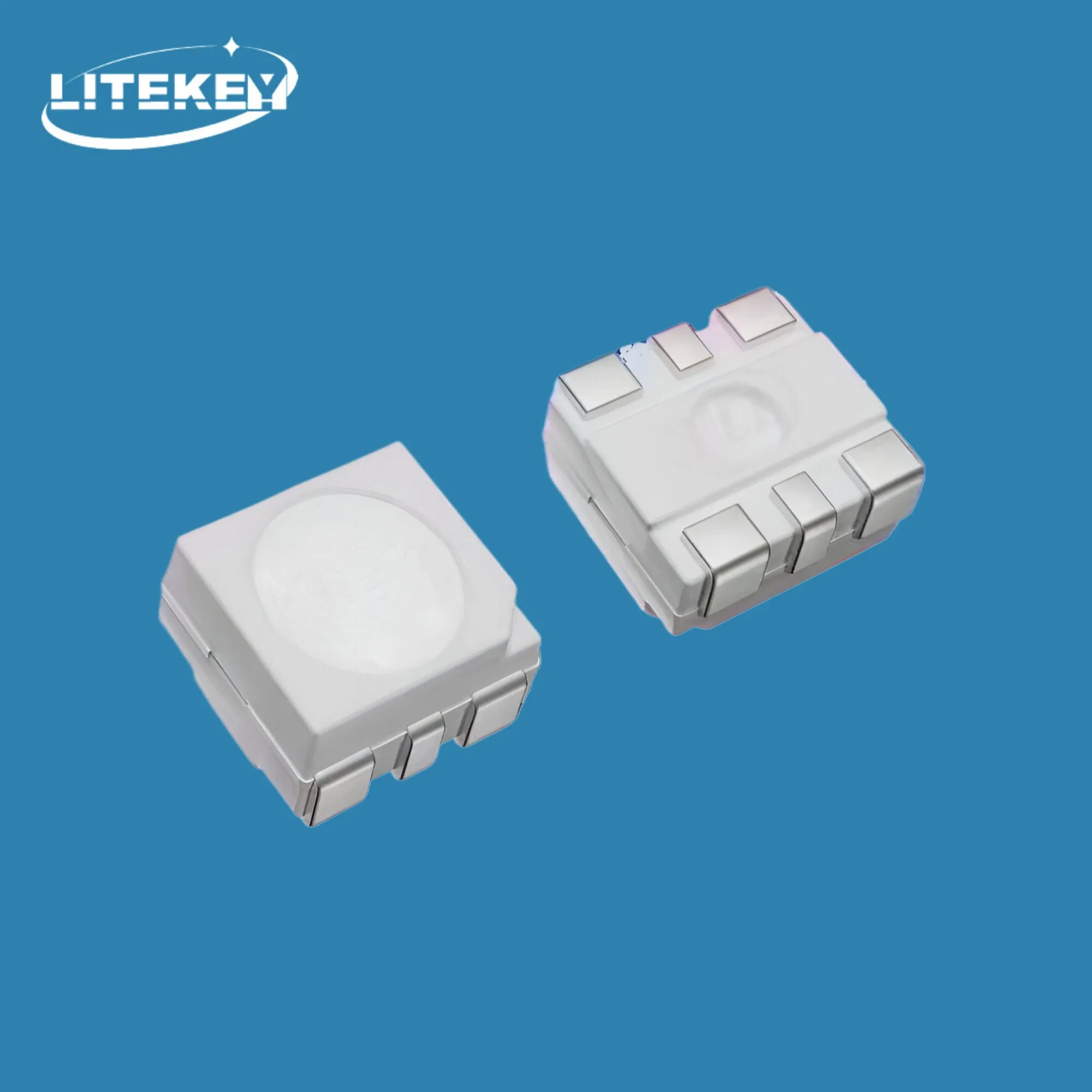 RoHS Compliant RGB SMD LED 5050 with 6 Pins 1.5W From Expert Manufacturer