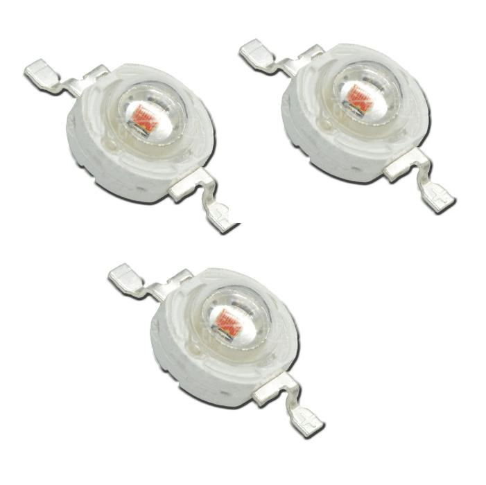 585-595nm High Power Yellow LED 1W for Traffic Light