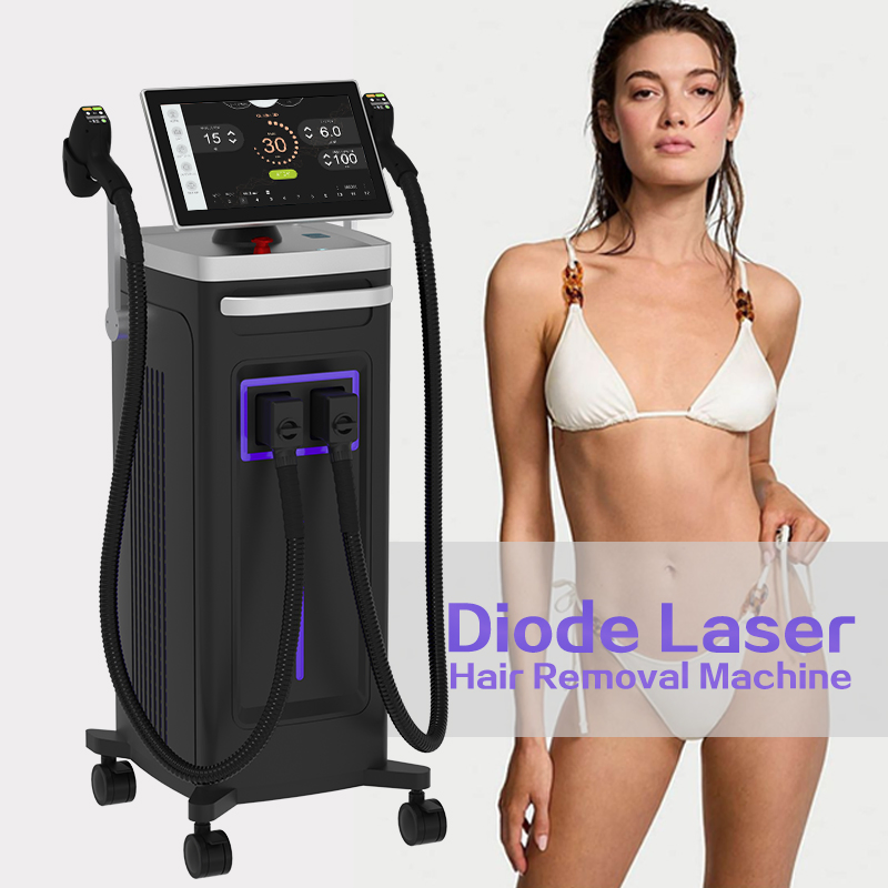 OEM Logo Medical Salon Triple Diode Laser 755 808 1064 Titanium 808nm Hair Removal Machines with Hair Follicle Analysis Beauty Equipment Machine
