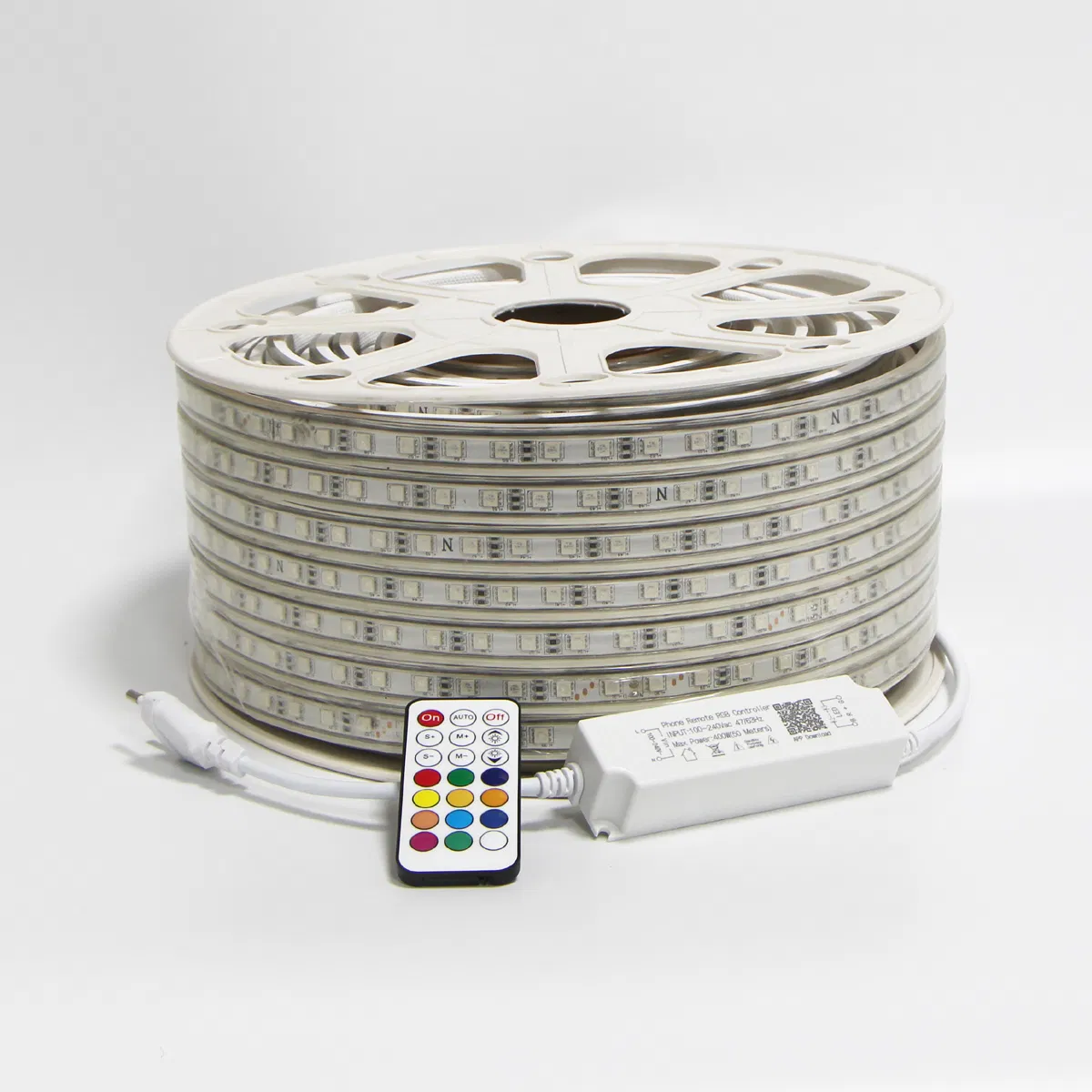 SMD 5050 60LED RGB Strip LED Multi Color with Remote Control Bluetooth Controller for Decoration Light