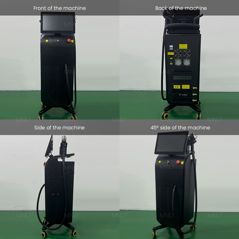 FDA CE RoHS Salon Use 808nm Diode Laser Epilator Permanent Laser Hair Removal Machines Medical Titanium Ice Laser Beauty Equipment Factory Price Promotion 40%