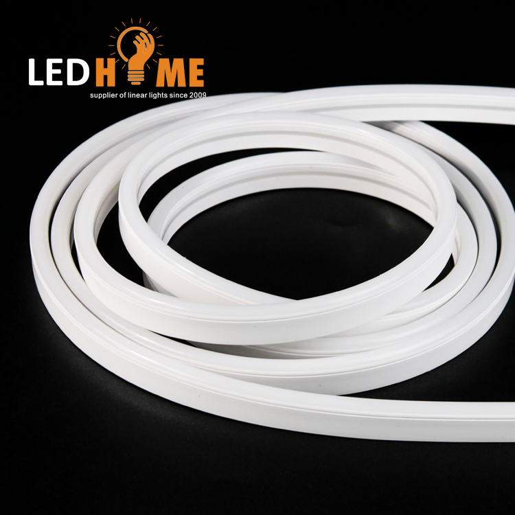 Side View LED Silicone Neon Flex Rope with Curved Top Food-Grade LED Neon Light