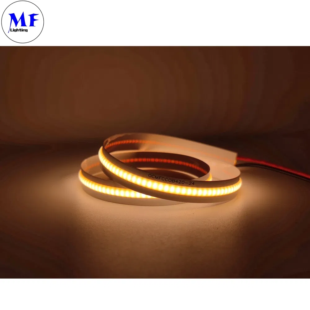 Low Voltage DC 12V 24V IP20 IP65 IP68 Waterproof Display 5m RGB RGBW Cuttable Flexible Chip on Board COB LED Strip Lighting LED COB Strip Light