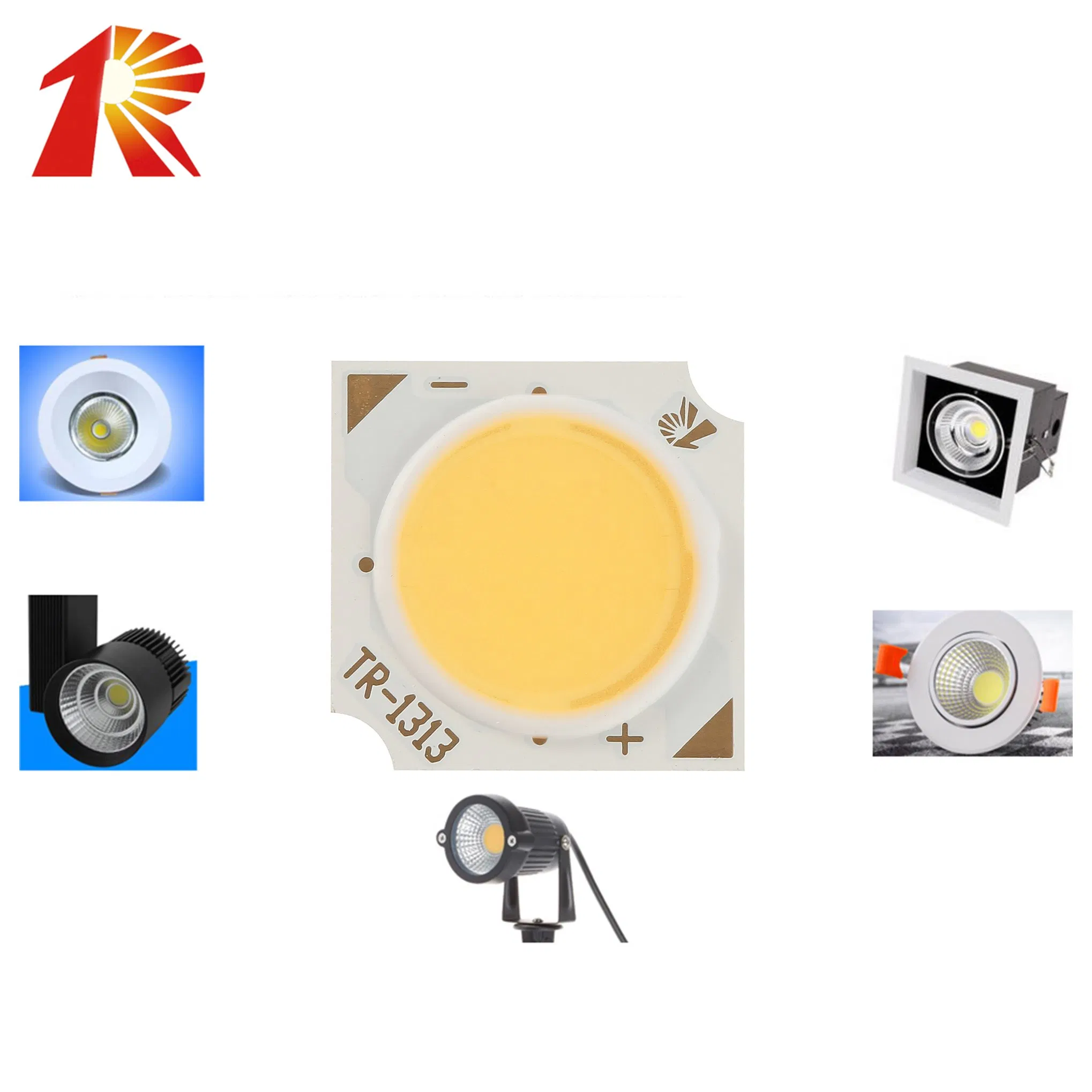 COB LED Light Strip 11mm Diameter Round 3W 5W 7W 12W Chip on Board LED Spotlight Source for Indoor Decoration Spotlight Lamp