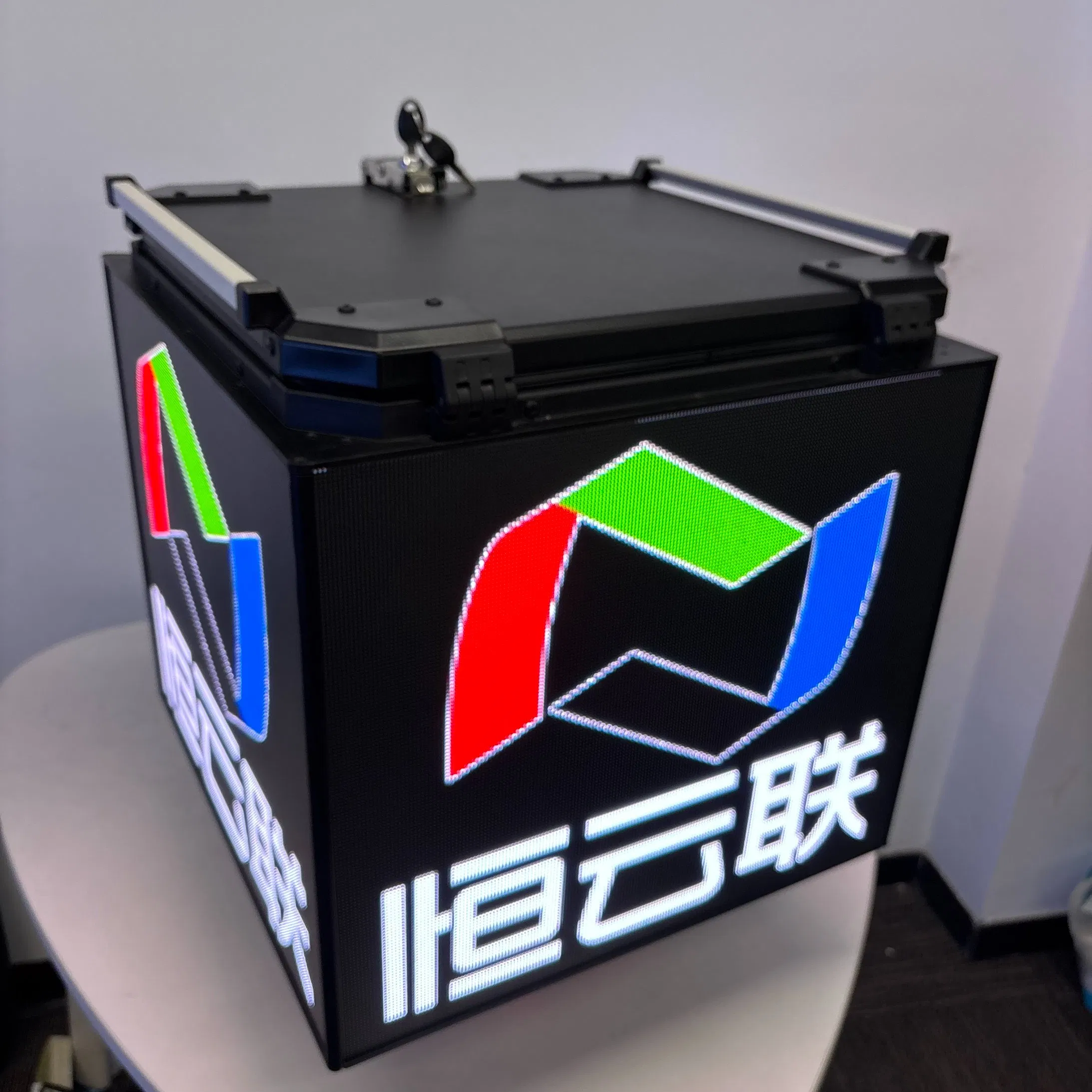 Versatile Integrated LED Display for Motorcycle Advertising Needs