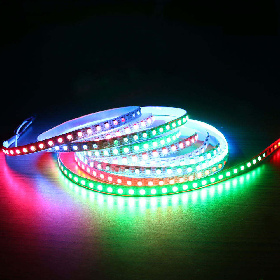 Low Voltage 5V 12V 24V LED 5050 RGB Colorful Flexible Color Changing Light Strip LED