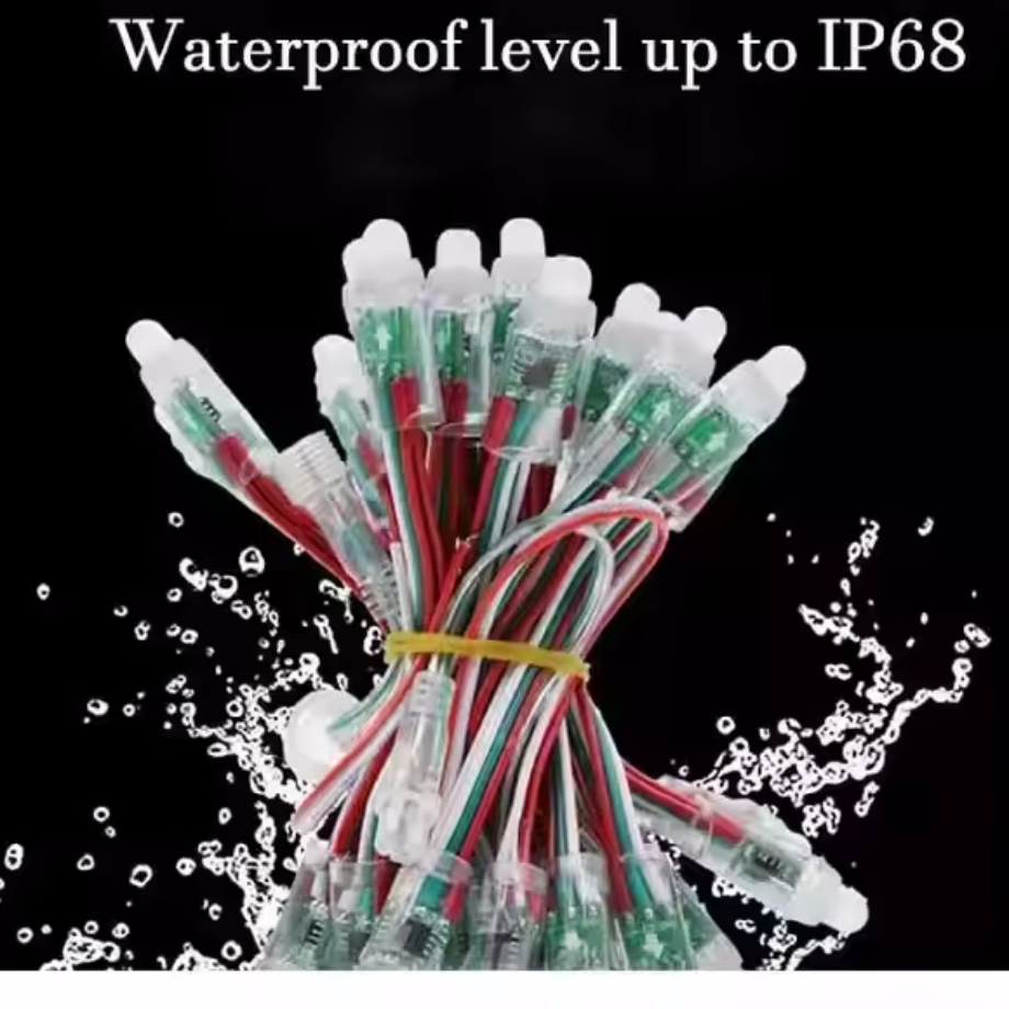 Multi Color LED Pixel Light Full Color DC5V-12V Ws 2811 RGB LED Pixel Lights Smart IC Waterproof LED Pixel Module