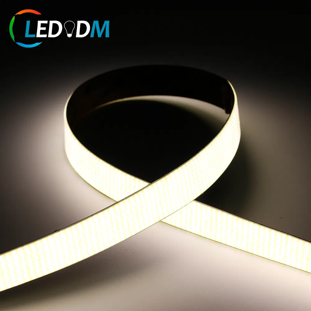 Super Wide High Density 3072LEDs/M 20mm PCB 30W/M Dotless Flexible COB LED Light Strip