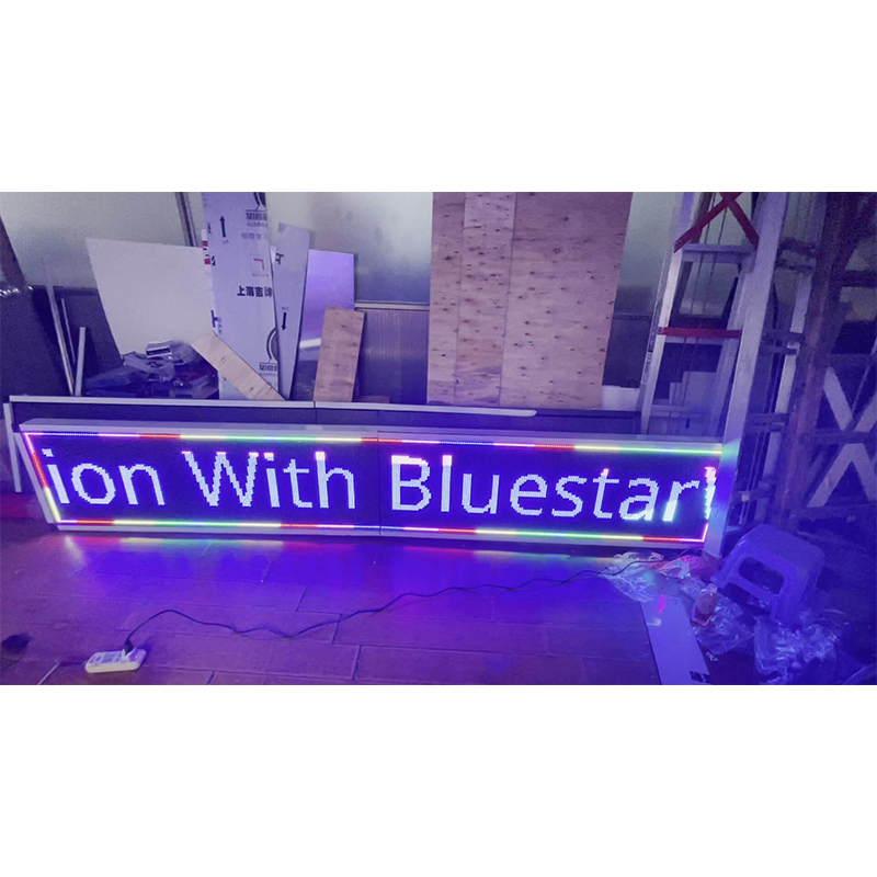 LED Sign Outdoor WiFi P10 Resolution RGB Signage High Resolution