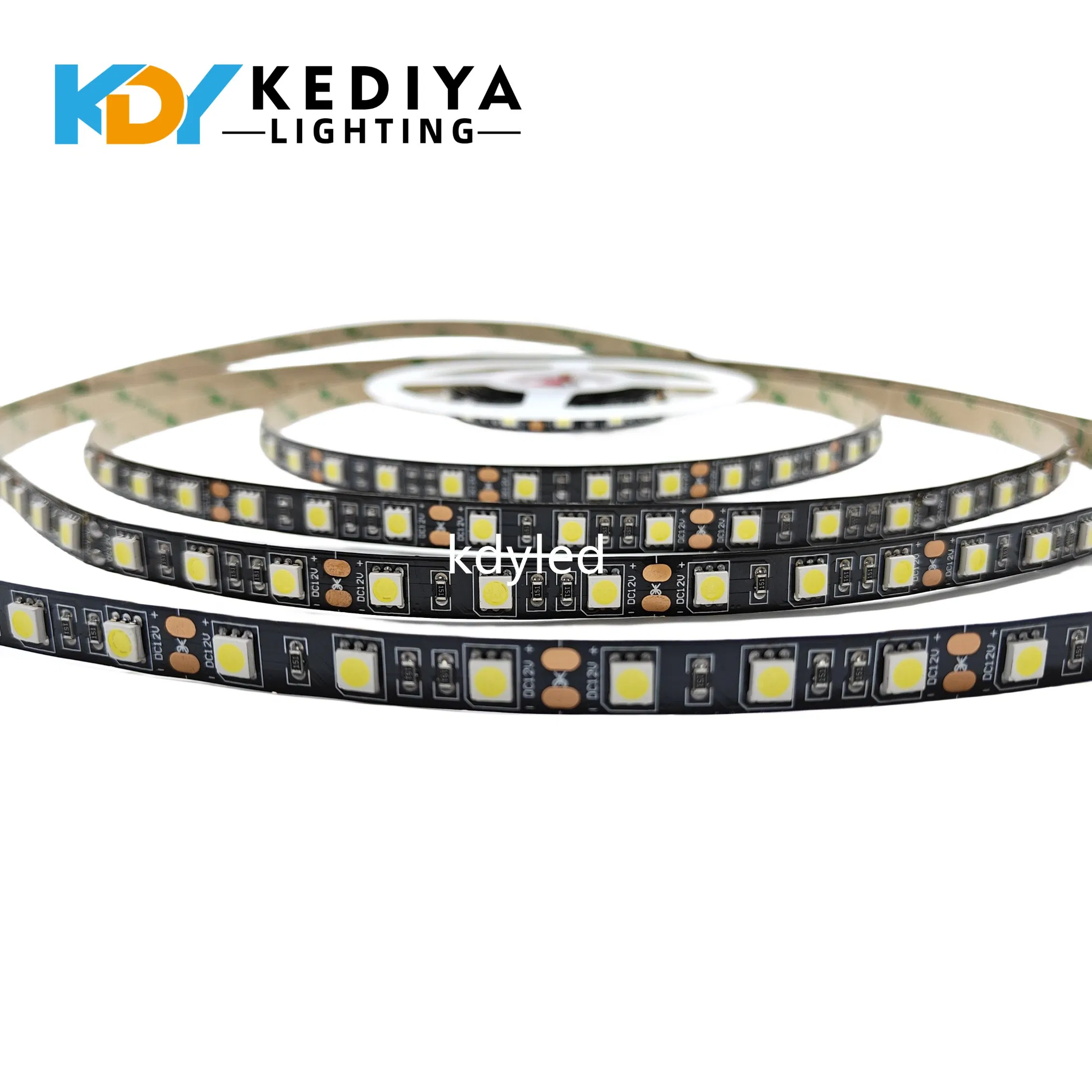 Black PCB UV LED Strip 12V SMD5050 LED Strip Light 5m 395-405nm Ultraviolet Ray LED Tape Ribbon Lamp