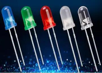 546 Yellow 588-595nm 0.06W DIP LED Round Oval Shape for Display Screen