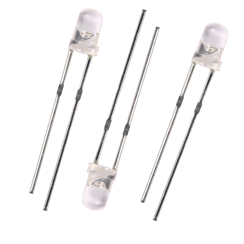 LED Pth Redondo 3mm Yellow Crystalline 3mm Through-Hole LEDs