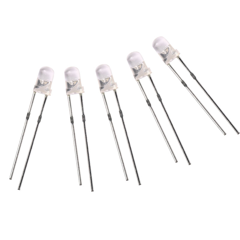 LED Pth Redondo 3mm Yellow Crystalline 3mm Through-Hole LEDs