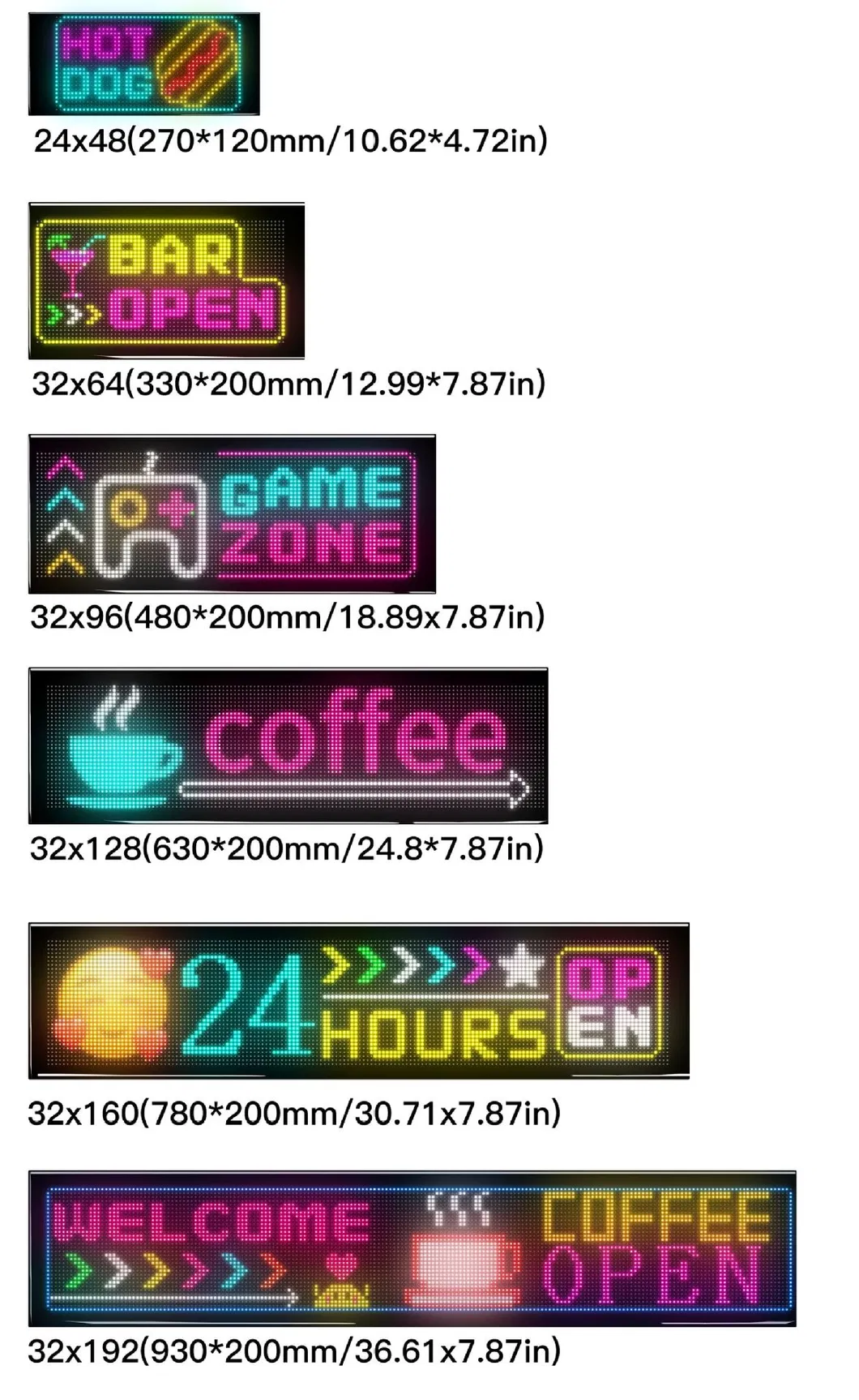 Detailed LED Sign View