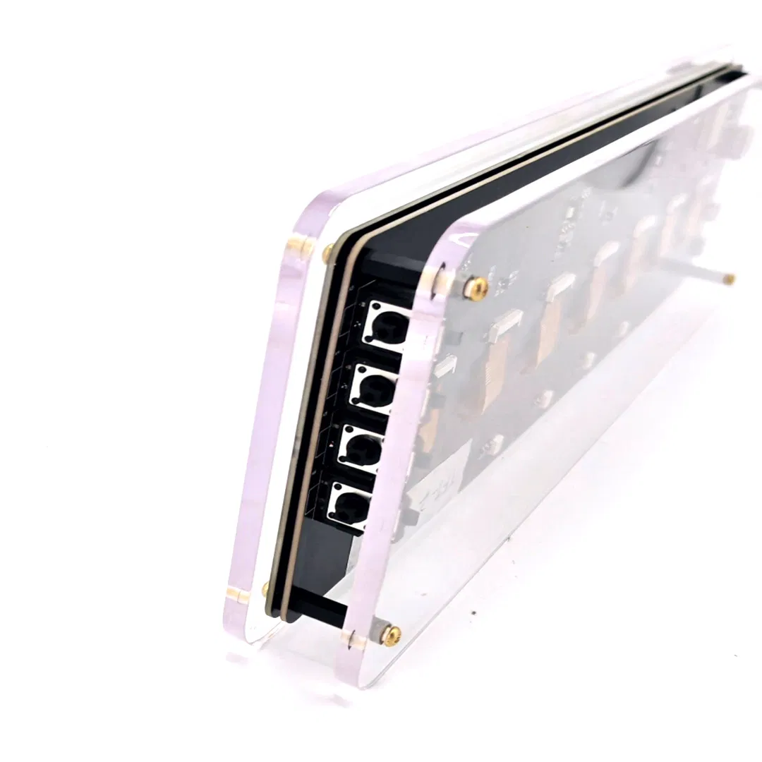 High-Visibility Digital Clock Unit for Industrial Panels &amp; OEM Devices with China-Factory Direct 7X2.4'' LCD &amp; 24/7 Reliability Stm32